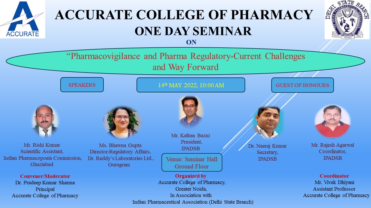 Seminar - Accurate College of Pharmacy